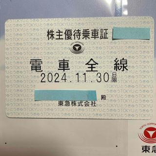 東急　2024.11.30迄有効　株主優待乗車証[定期券タイプ]電車全線