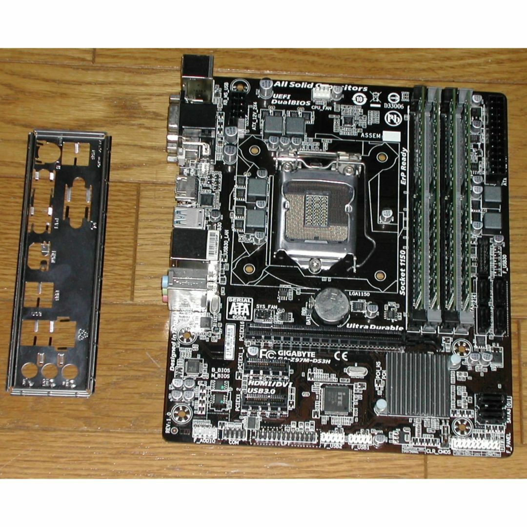 【高い素材】 難ありマザボ メモリ付き GIGABYTE GA-Z97M-DS3H マザーボード
