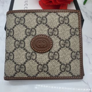 グッチ(Gucci)の【未使用に近い】 GUCCI グッチ 2つ折り財布 財布 GG ロゴ(財布)