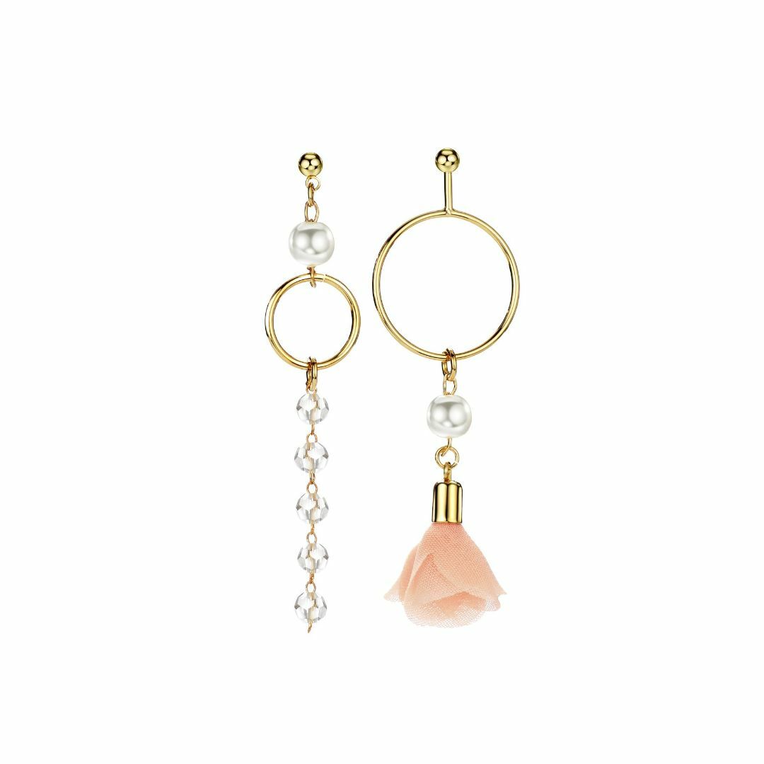 （ネオグロリー）Neoglory Jewelry ピンク バラ 薔薇 フラワー  レディースのアクセサリー(その他)の商品写真