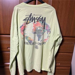 ステューシー(STUSSY)のSTUSSY ONE WOLRD ONE LOVE ロンt tetシャツ　XL(Tシャツ/カットソー(半袖/袖なし))