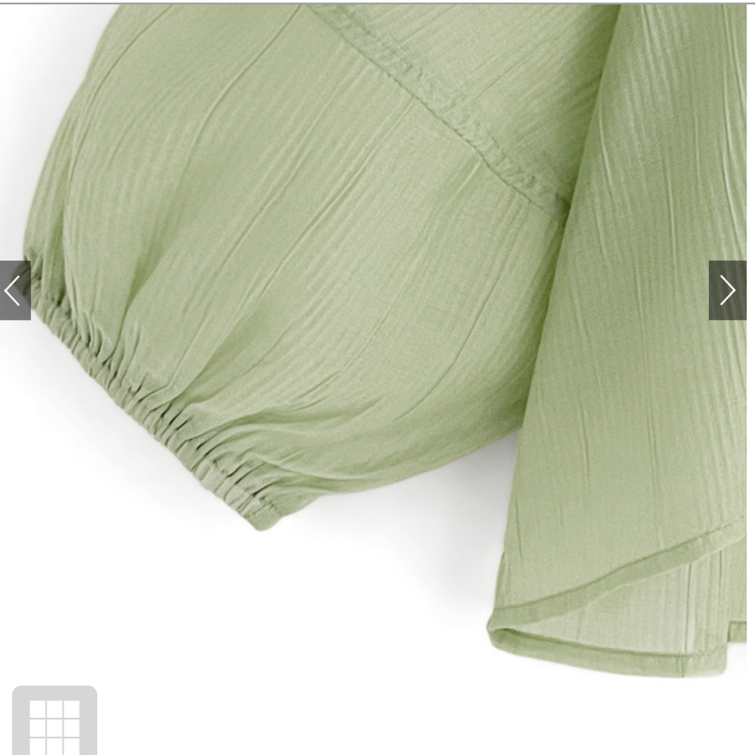 GRL(グレイル)のシアーリボンラグランスリーブボレロ レディースのトップス(シャツ/ブラウス(半袖/袖なし))の商品写真