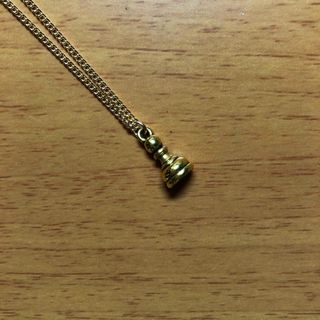 Chess Pawn goldnecklace(ネックレス)