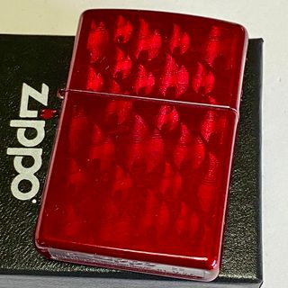 ジッポー(ZIPPO)のZippo 炎 フレイム キャンディアップルレッド ジッポー ライター(タバコグッズ)