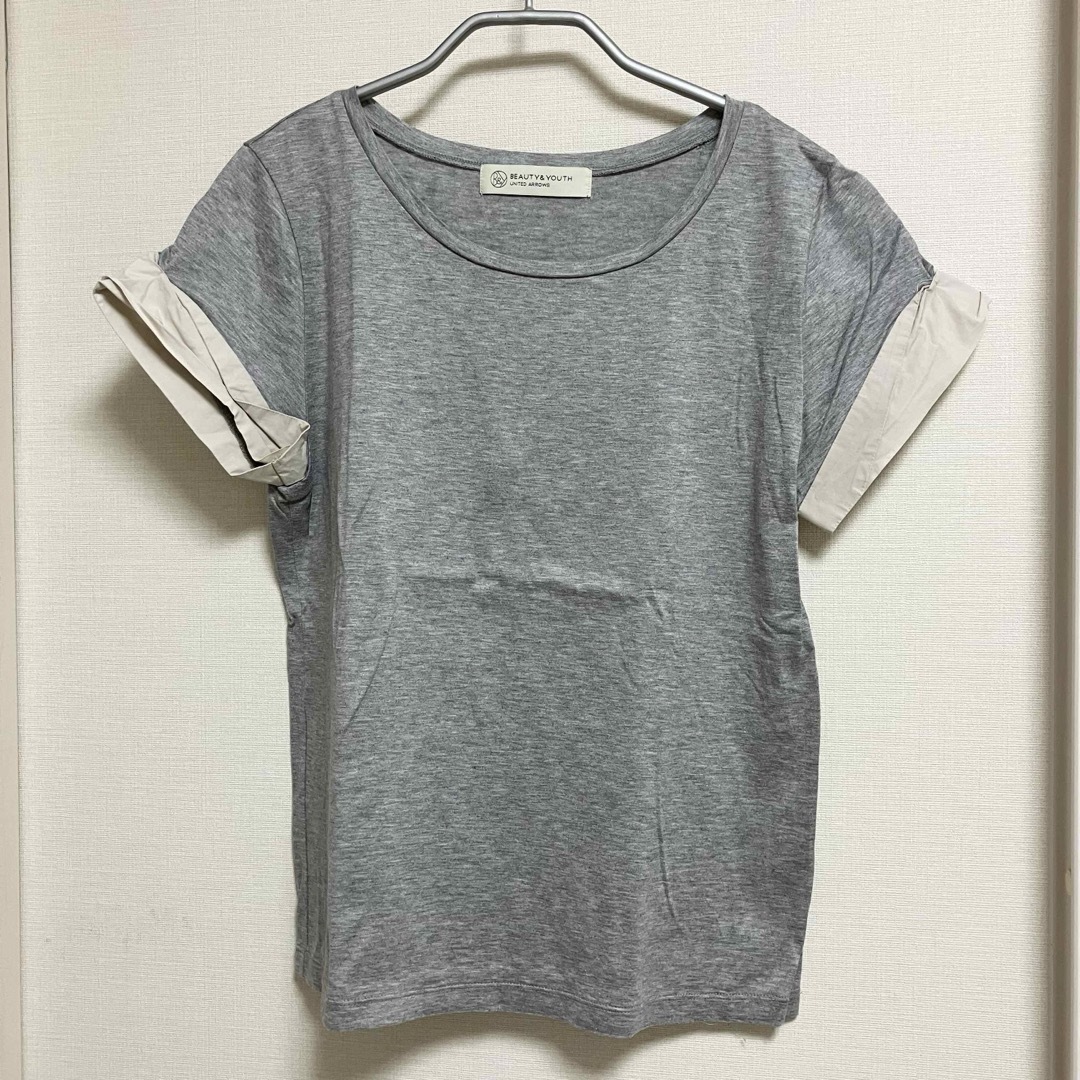 BEAUTY&YOUTH UNITED ARROWS(ビューティアンドユースユナイテッドアローズ)のビューティーアンドユース◡̈⃝♩Tシャツ レディースのトップス(Tシャツ(半袖/袖なし))の商品写真