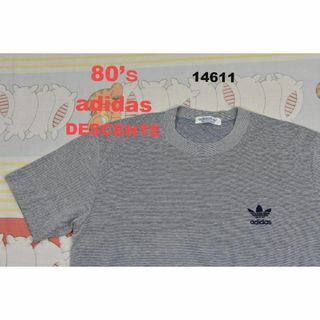 アディダス(adidas)のアディダス 80’ｓ Tシャツ 14291 デサント社 ビンテージ 90 70(Tシャツ/カットソー(半袖/袖なし))