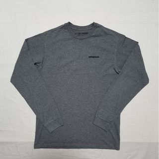 パタゴニア(patagonia)のパタゴニア ロングスリーブP6ロゴレスポンシビリティー S グレー 長袖 ロンT(Tシャツ/カットソー(七分/長袖))