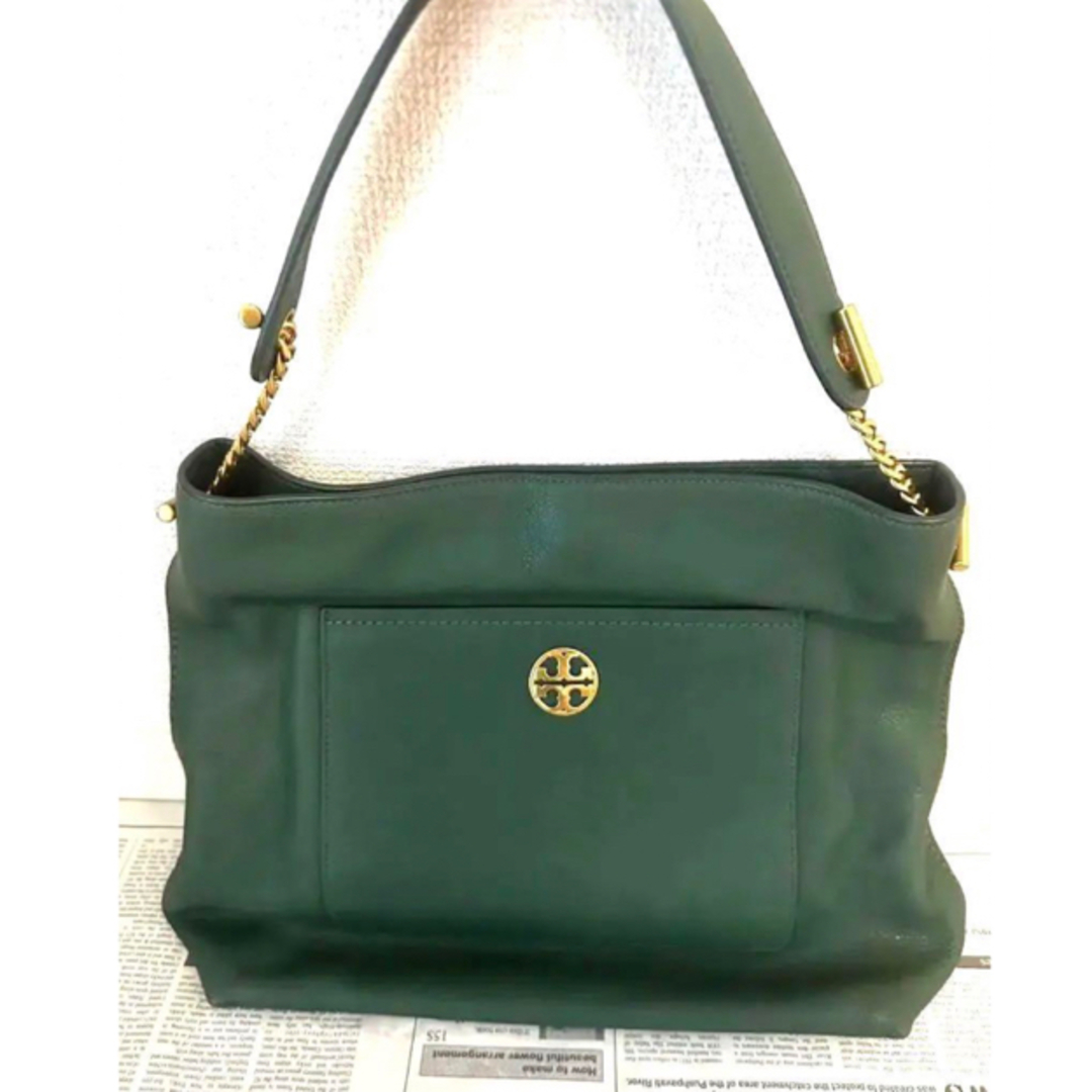 Tory Burch(トリーバーチ)のトリーバーチ ショルダーバッグ (ディープグリーン) レディースのバッグ(ショルダーバッグ)の商品写真