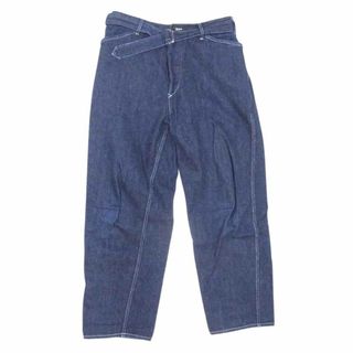 COMOLI - COMOLI コモリ 22AW W03-03001 ベルテッド デニム パンツ インディゴブルー系 2【中古】