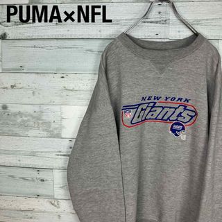 PUMA×NFL Giants アメフト スポーツ 刺繍ロゴ スウェット90s