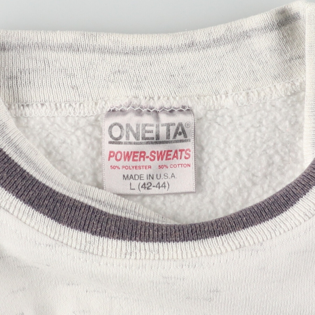 ONEITA(オニータ)の古着 90年代 オニータ ONEITA プリントスウェットシャツ トレーナー USA製 メンズL ヴィンテージ /eaa410772 メンズのトップス(スウェット)の商品写真