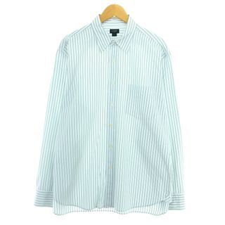 J.Crew - 古着 ジェイクルー J.Crew 長袖 ストライプシャツ メンズL /eaa450164