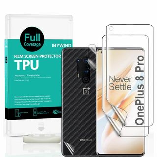 【在庫処分】Ibywind OnePlus 8 Pro専用TPU保護フィルム2枚(その他)