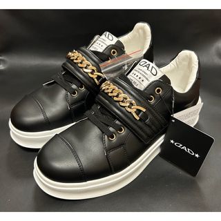 新品 D.A.D メンズスニーカー LOWSTAR CHAIN ブラック S(スニーカー)