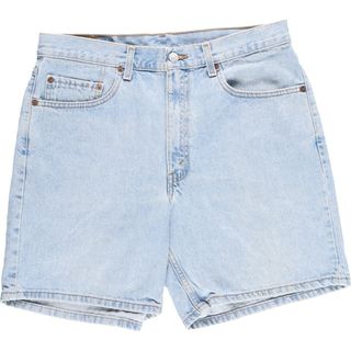 リーバイス(Levi's)の古着 00年代 リーバイス Levi's 550 REGULAR FIT デニムショーツ ショートパンツ メンズw34 ヴィンテージ /eaa450011(ショートパンツ)