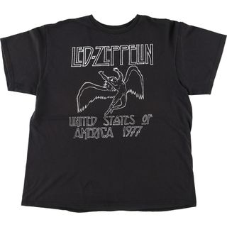 古着 LED ZEPPELIN レッドツェッペリン バンドTシャツ バンT メンズL /eaa448157(Tシャツ/カットソー(半袖/袖なし))