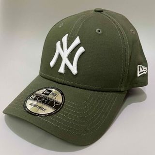 ニューエラー(NEW ERA)の数量限定　再入荷　ニューエラ　キャップ　NYヤンキース　カーキ×ホワイト(キャップ)