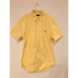 ラルフローレン(Ralph Lauren)のラルフローレン ワイシャツ 黄色 半袖 170(シャツ)