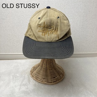 ステューシー(STUSSY)のOLD STUSSY ステューシー 白タグ USA製 ストックロゴ キャップ(キャップ)