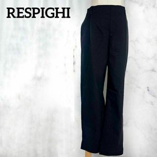 ★【新品・タグ付】RESPIGHI リネン混　裾スリットパンツ　ウエストゴム(カジュアルパンツ)