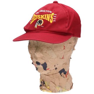 古着 90年代 TEAM NFL NFL WASHINGTON REDSKINS ワシントンレッドスキンズ ベースボールキャップ フリーサイズ ヴィンテージ /gaa003075(キャップ)