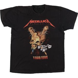 古着 TULTEX METALLICA メタリカ バンドTシャツ バンT メンズL /eaa443576(Tシャツ/カットソー(半袖/袖なし))