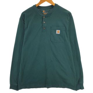 カーハート(carhartt)の古着 カーハート Carhartt ORIGINAL FIT ヘンリーネック サーマルロングTシャツ メンズM /eaa432535(Tシャツ/カットソー(半袖/袖なし))