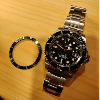 腕時計　メンズ　ベゼル2種類付き　カスタム　ＮＨ35(腕時計(アナログ))