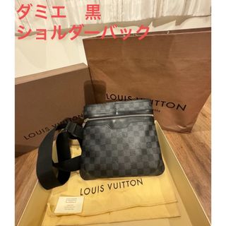 LOUIS VUITTON - LOUIS VUITTON ルイヴィトン ショルダーバッグ  ダミエ ブラック