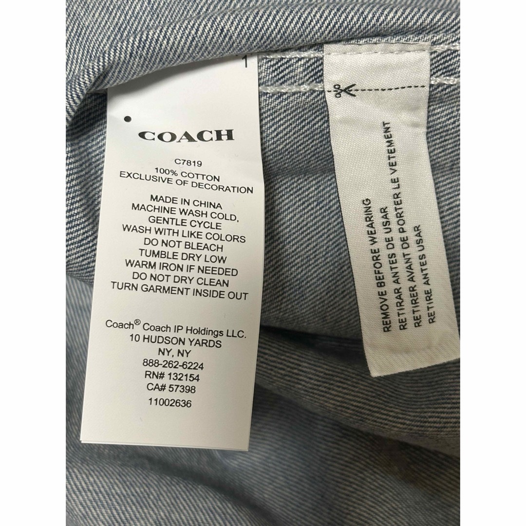 COACH(コーチ)の正規品 本物 希少激レア コーチCOACH 馬車ロゴ デニムシャツ 即完売 廃盤 メンズのジャケット/アウター(Gジャン/デニムジャケット)の商品写真