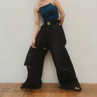 Knuthmarf ripped buggy denim pants XS(デニム/ジーンズ)