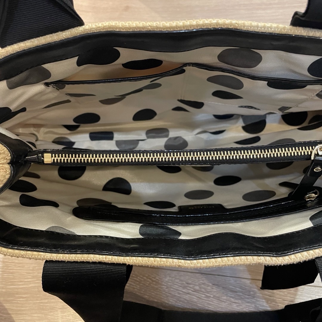 kate spade new york(ケイトスペードニューヨーク)の【used】 katespade NEWYORK ハンドバッグ カゴバッグ レディースのバッグ(かごバッグ/ストローバッグ)の商品写真