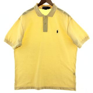 ラルフローレン(Ralph Lauren)の古着 ラルフローレン Ralph Lauren POLO by Ralph Lauren 半袖 ポロシャツ メンズXL /eaa381455(ポロシャツ)