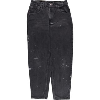 リーバイス(Levi's)の古着 90年代 リーバイス Levi's 560 LOOSE FIT TAPERED LEG ブラックデニム テーパードデニムパンツ USA製 メンズw32 ヴィンテージ /eaa448764(デニム/ジーンズ)