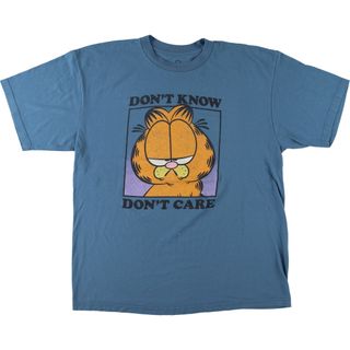 古着 Garfield ガーフィールド キャラクタープリントTシャツ メンズXXL /eaa450953(Tシャツ/カットソー(半袖/袖なし))