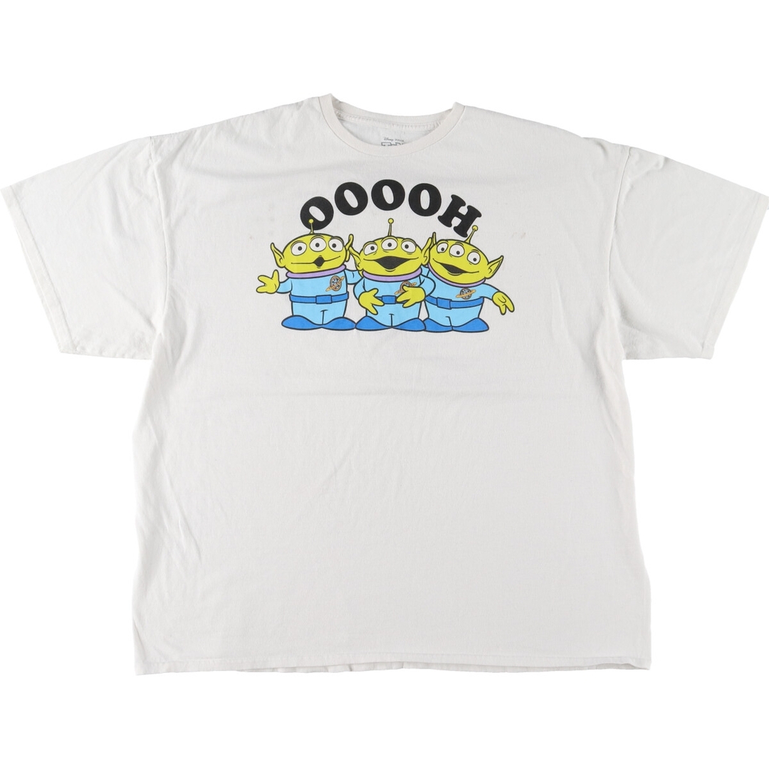 古着 ビッグサイズ TOY STORY トイストーリー リトルグリーンメン キャラクタープリントTシャツ メンズXXXL 半袖 /eaa450952 メンズのトップス(Tシャツ/カットソー(半袖/袖なし))の商品写真