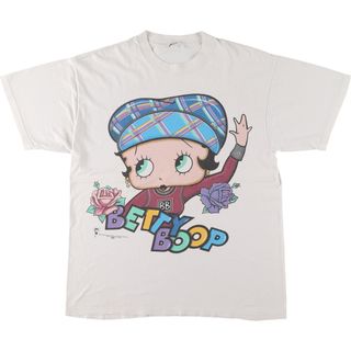 古着 90年代 BETTY BOOP ベティブープ 大判プリント キャラクタープリントTシャツ メンズXL ヴィンテージ  /eaa450974(Tシャツ/カットソー(半袖/袖なし))