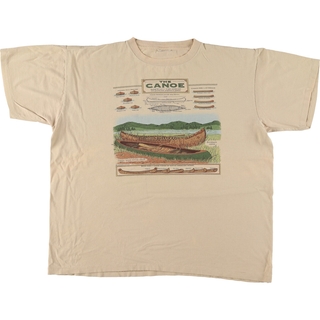 古着 90年代 プリントTシャツ メンズXL ヴィンテージ /eaa450138(Tシャツ/カットソー(半袖/袖なし))