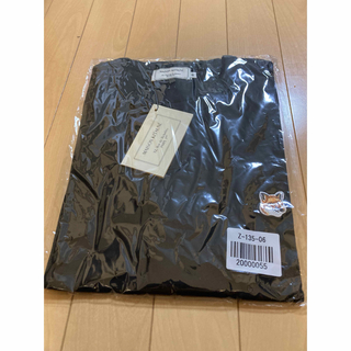 メゾンキツネ(MAISON KITSUNE')の23 M メゾンキツネ　ワンフォックス　半袖Tシャツ　黒(Tシャツ(半袖/袖なし))