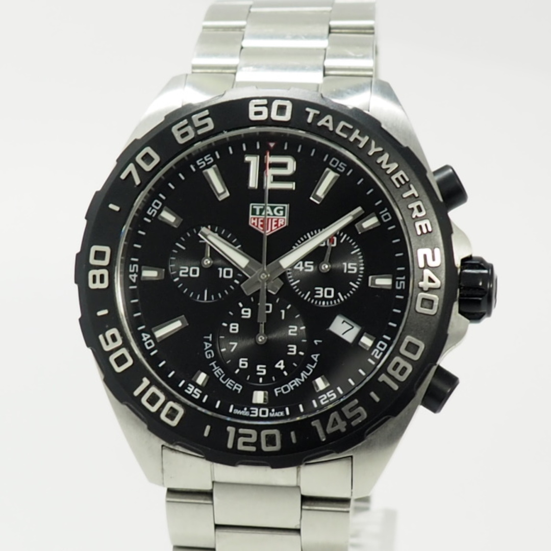 TAG Heuer(タグホイヤー)のTAG HEUER フォーミュラ1 メンズ 腕時計 クロノ クオーツ SS メンズの時計(腕時計(アナログ))の商品写真