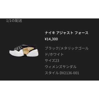 ナイキ(NIKE)のNIKE ADJUST FORCE SANDAL(サンダル)