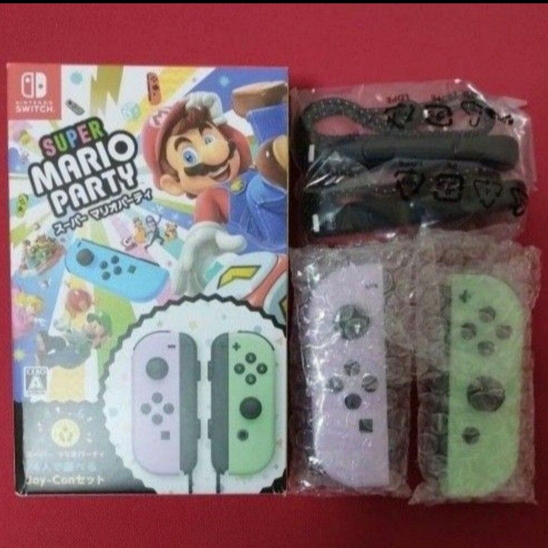 Nintendo Switch(ニンテンドースイッチ)の【新品未使用】純正 Switch ジョイコン パステルパープル グリーン セット エンタメ/ホビーのゲームソフト/ゲーム機本体(その他)の商品写真