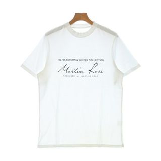 Martine Rose マーティンローズ Tシャツ・カットソー L 白 【古着】【中古】(Tシャツ/カットソー(半袖/袖なし))