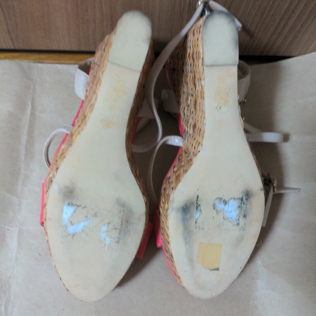 ilima(イリマ)のIRIMA　サンダル　ピンク　24cm　Lサイズ レディースの靴/シューズ(サンダル)の商品写真