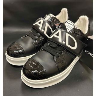 新品 D.A.D ギャルソン メンズ ローカットスニーカー ブラック Mサイズ(スニーカー)