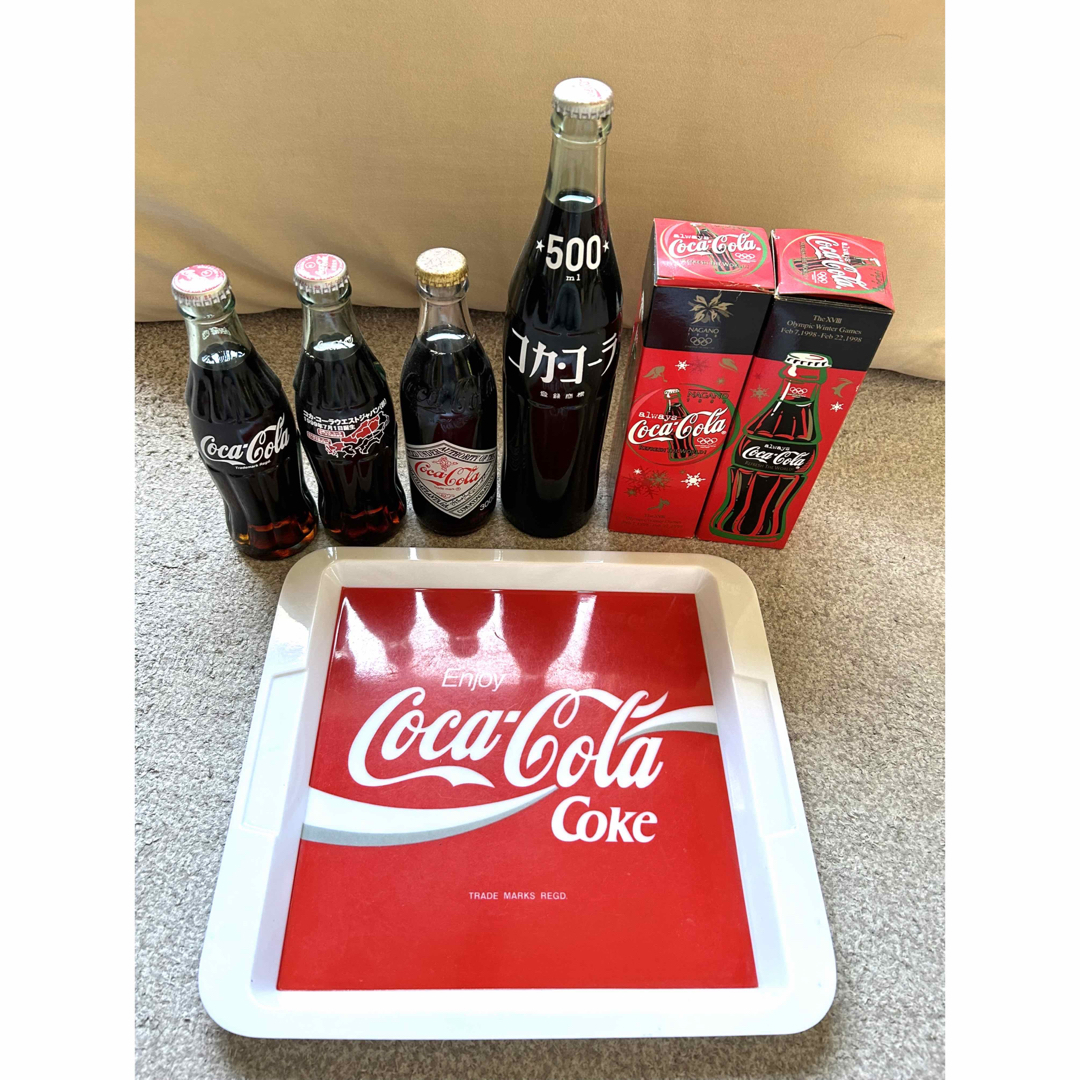 コカ・コーラ(コカコーラ)のコカコーラ Coca-Cola グッズ 7点まとめ売り インテリア/住まい/日用品のキッチン/食器(グラス/カップ)の商品写真