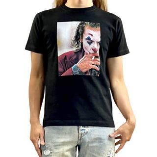 新品 JOKER 煙草 ホアキンフェニックス DC コミックス 映画 Tシャツ(Tシャツ/カットソー(半袖/袖なし))