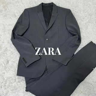 ザラ(ZARA)のZARA ザラ　スーツ　セットアップ　上下　グレー　ビジネス　フォーマル　2 B(セットアップ)