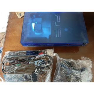 プレイステーション2(PlayStation2)のps2 ブルー　37000 ps2 ブラック　50000 セット(家庭用ゲーム機本体)