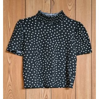 ザラ(ZARA)の美品❣ ZARAドットカットソー(カットソー(半袖/袖なし))